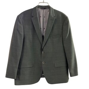Tommy Hilfiger Mens Light Green Wool Blend Blazer Suit Jacket Sport Coat Sz 46S